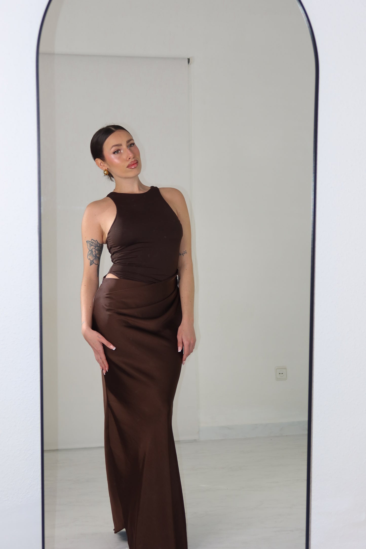 Vestido Aldair Marrón