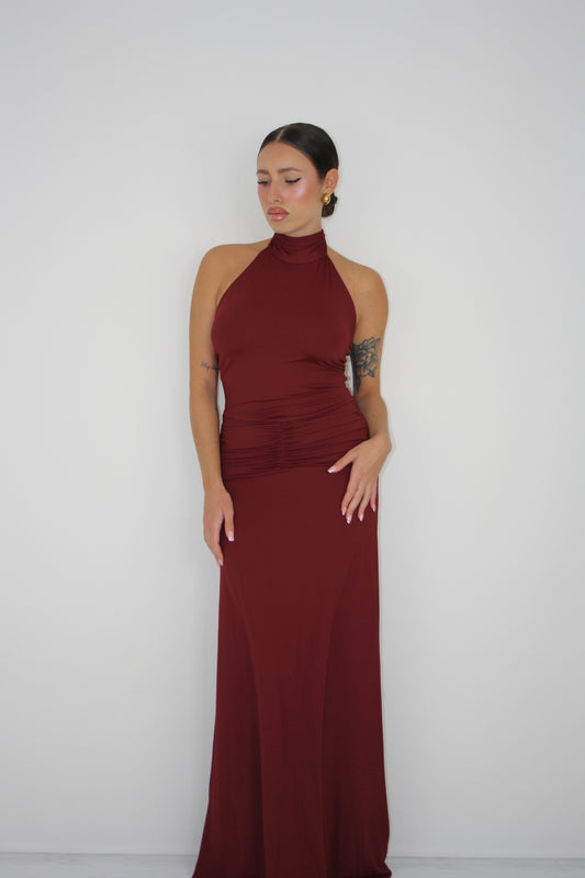 Vestido Elvira Burdeos