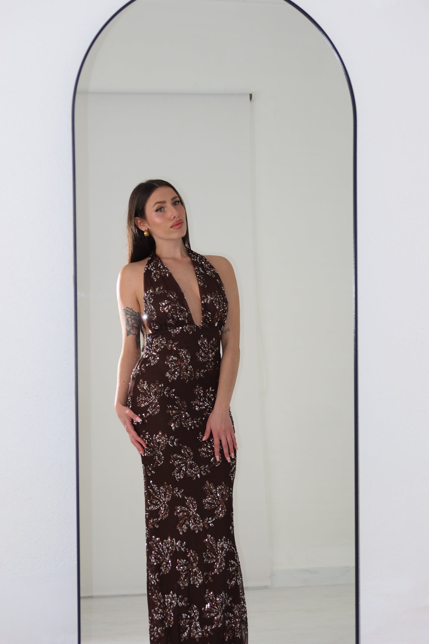 Vestido Passione Marrón