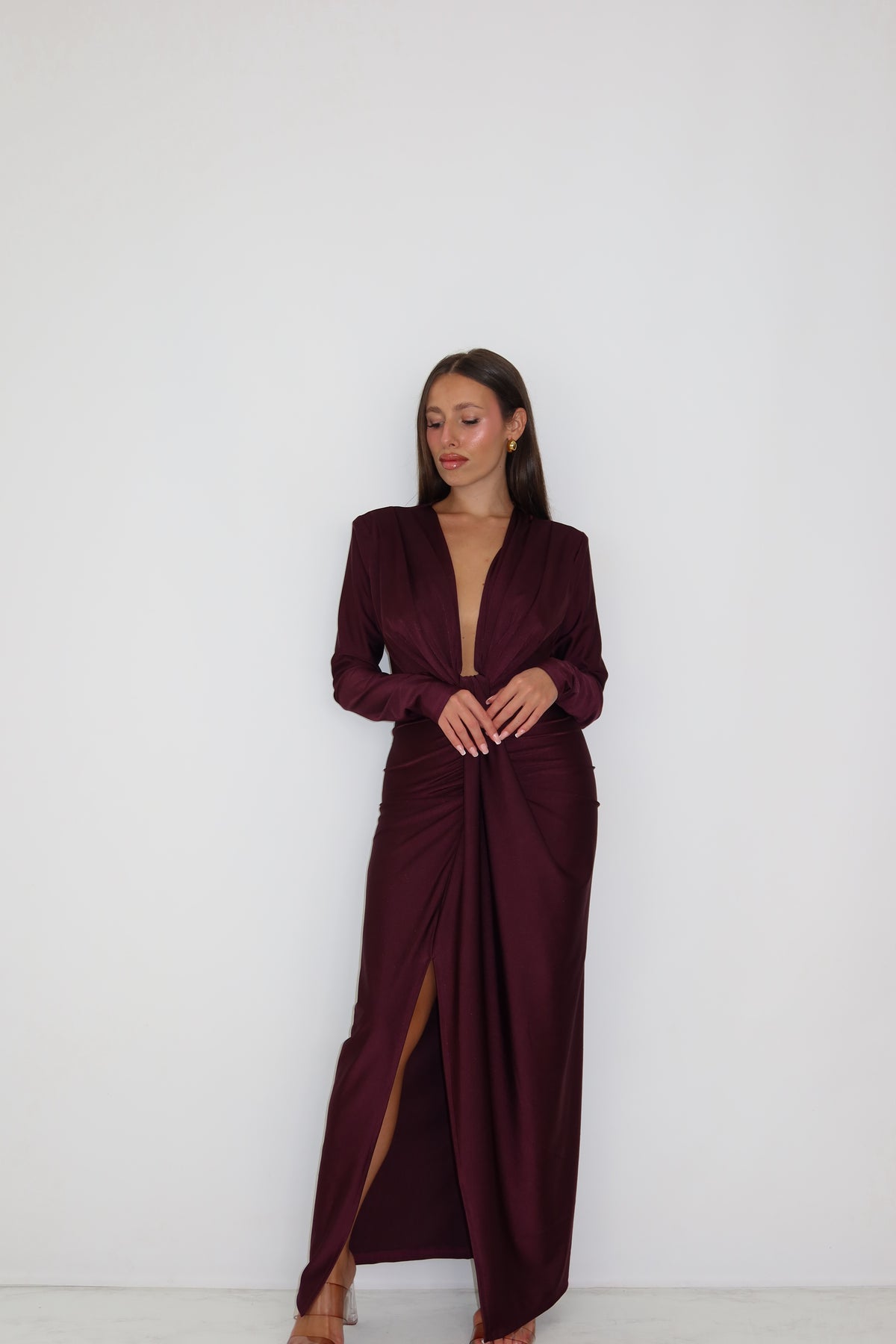 Vestido Gaia Berenjena