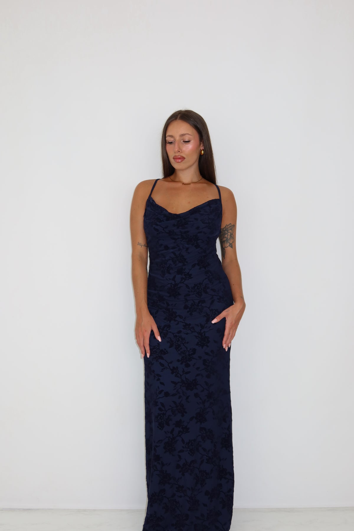 Vestido Gianna Azul Marino