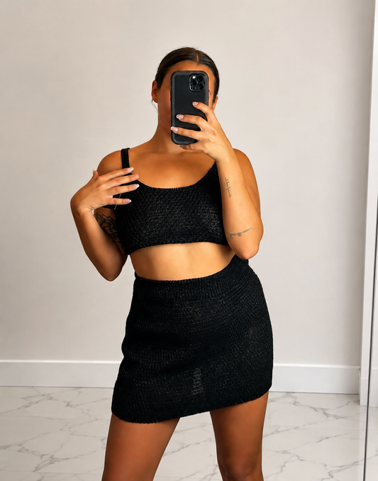 Conjunto Shine Negro