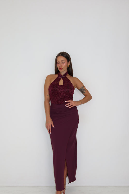 Vestido Seraya Granate