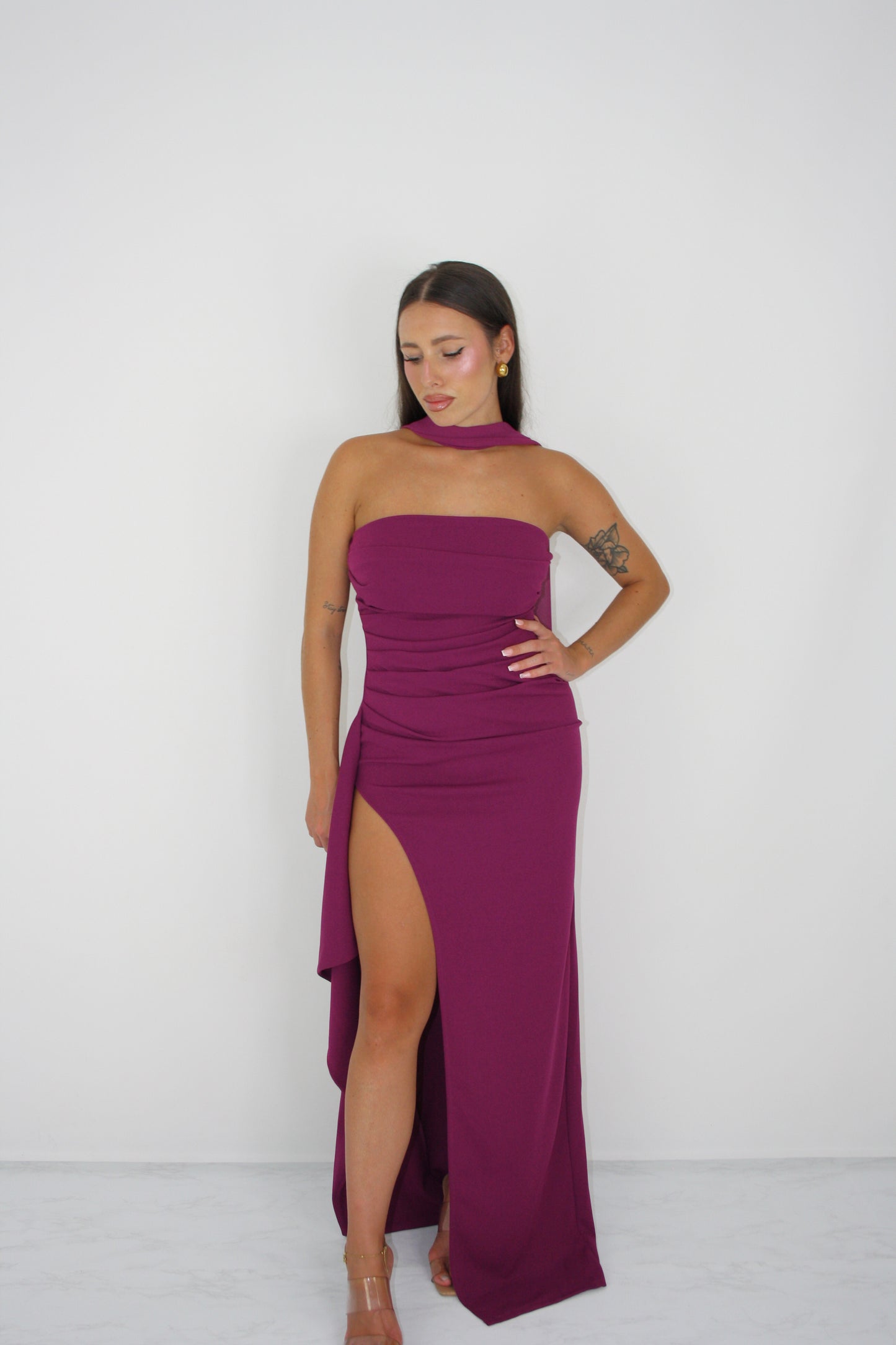 Vestido Rina Cereza