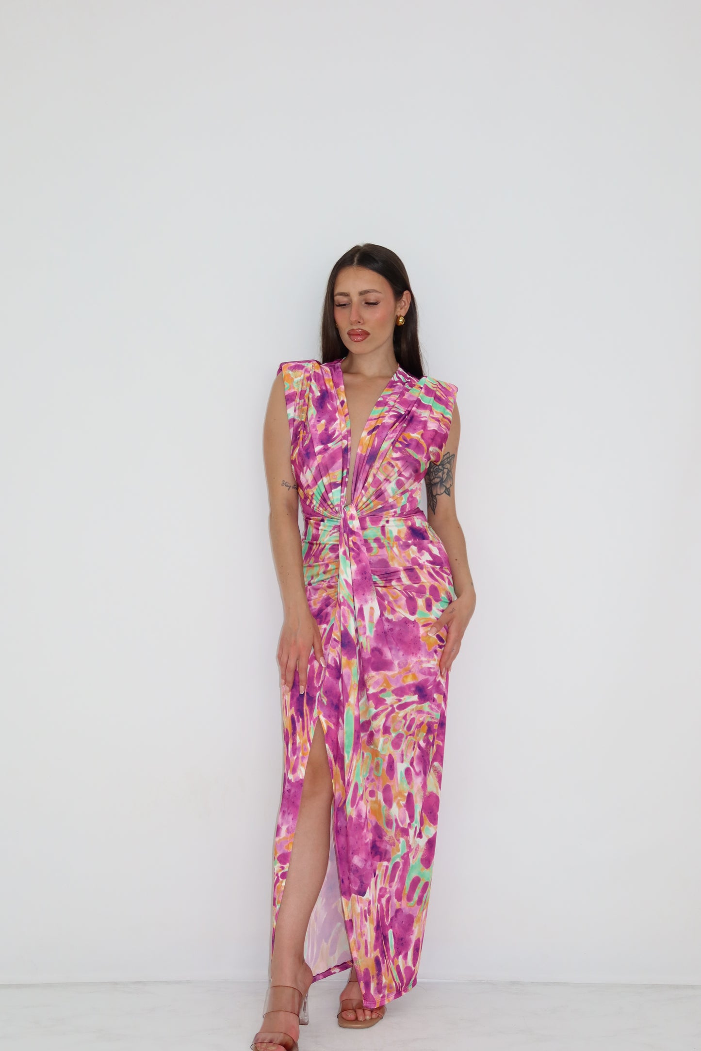 Vestido Gaia Ciruela