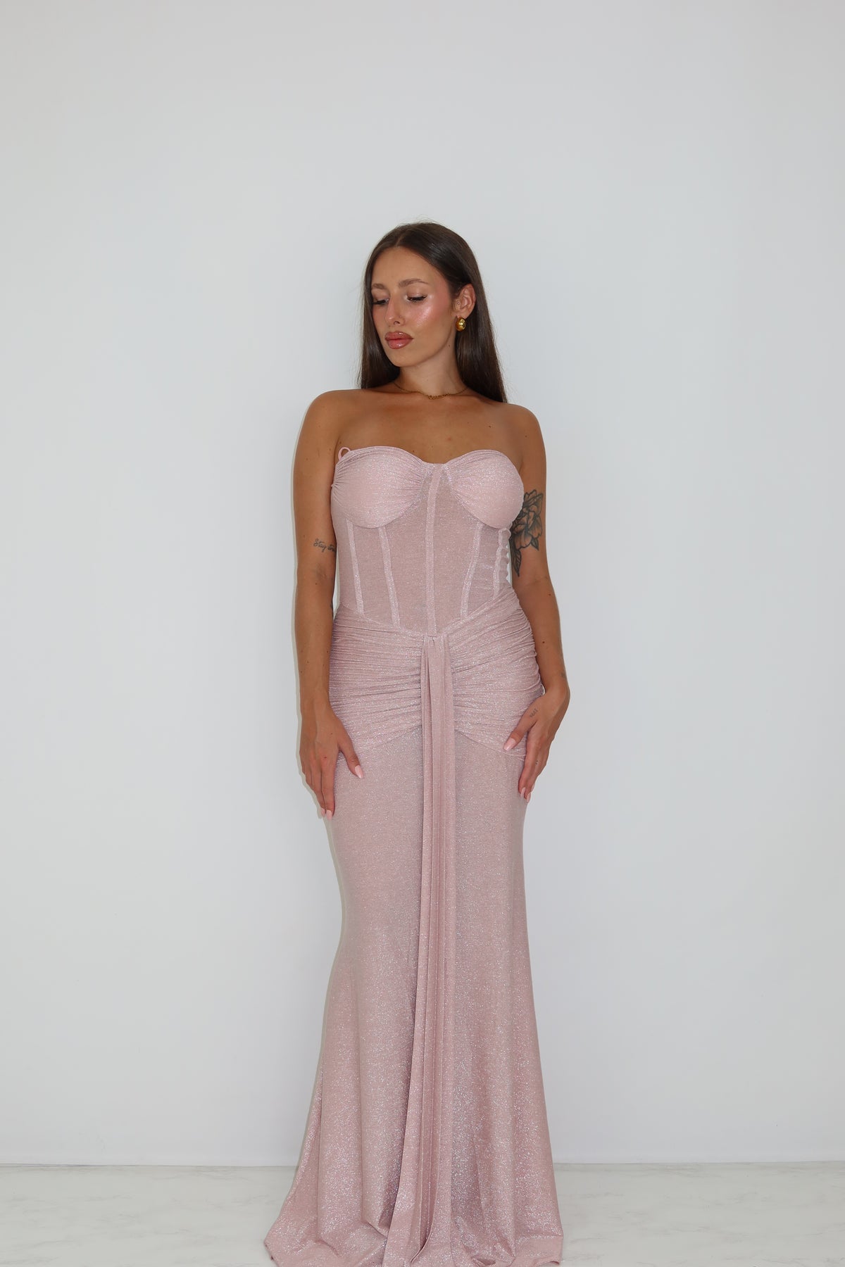 Vestido Leia Rosa