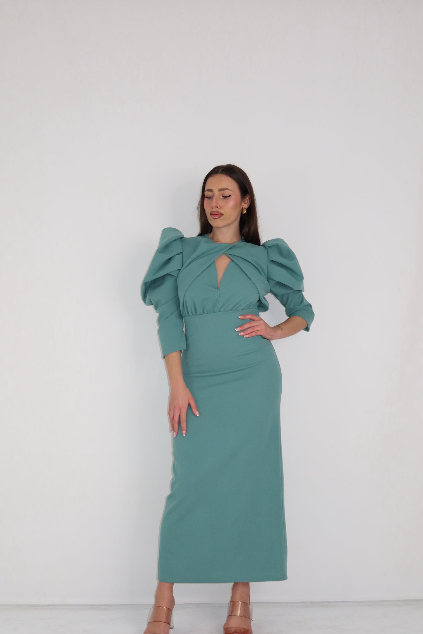 Vestido Arisbeth Turquesa