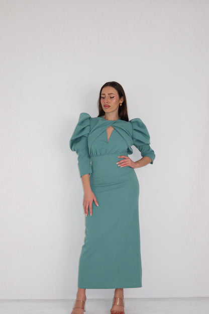 Vestido Arisbeth Turquesa