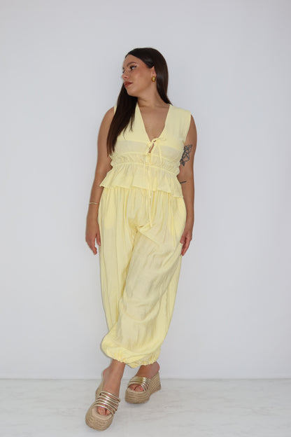 Conjunto Thaisa Amarillo