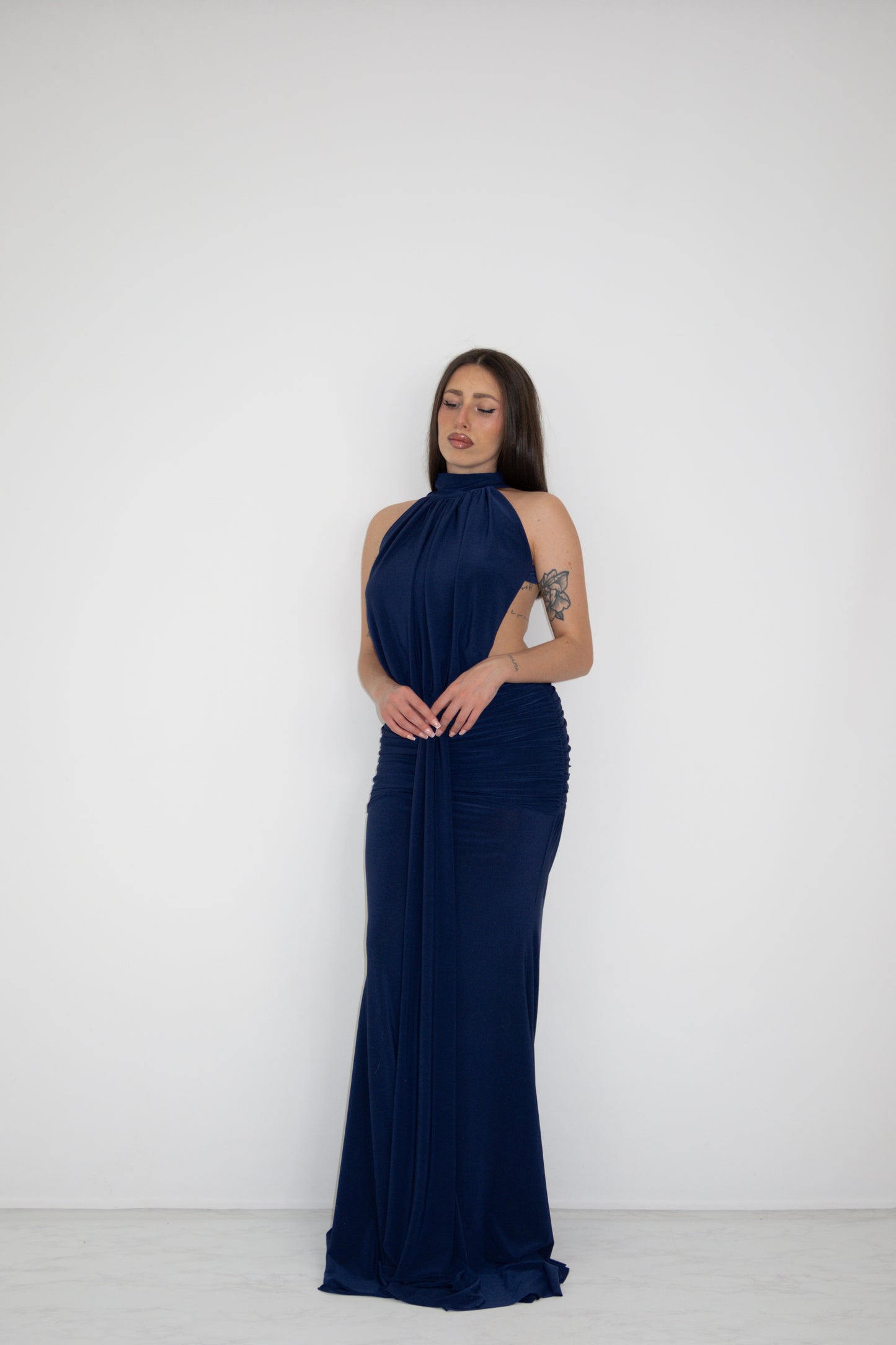 Vestido Gía Azul Marino