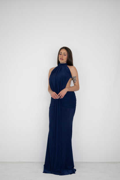 Vestido Gía Azul Marino