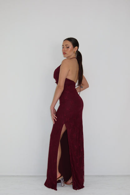 Vestido Malta Granate