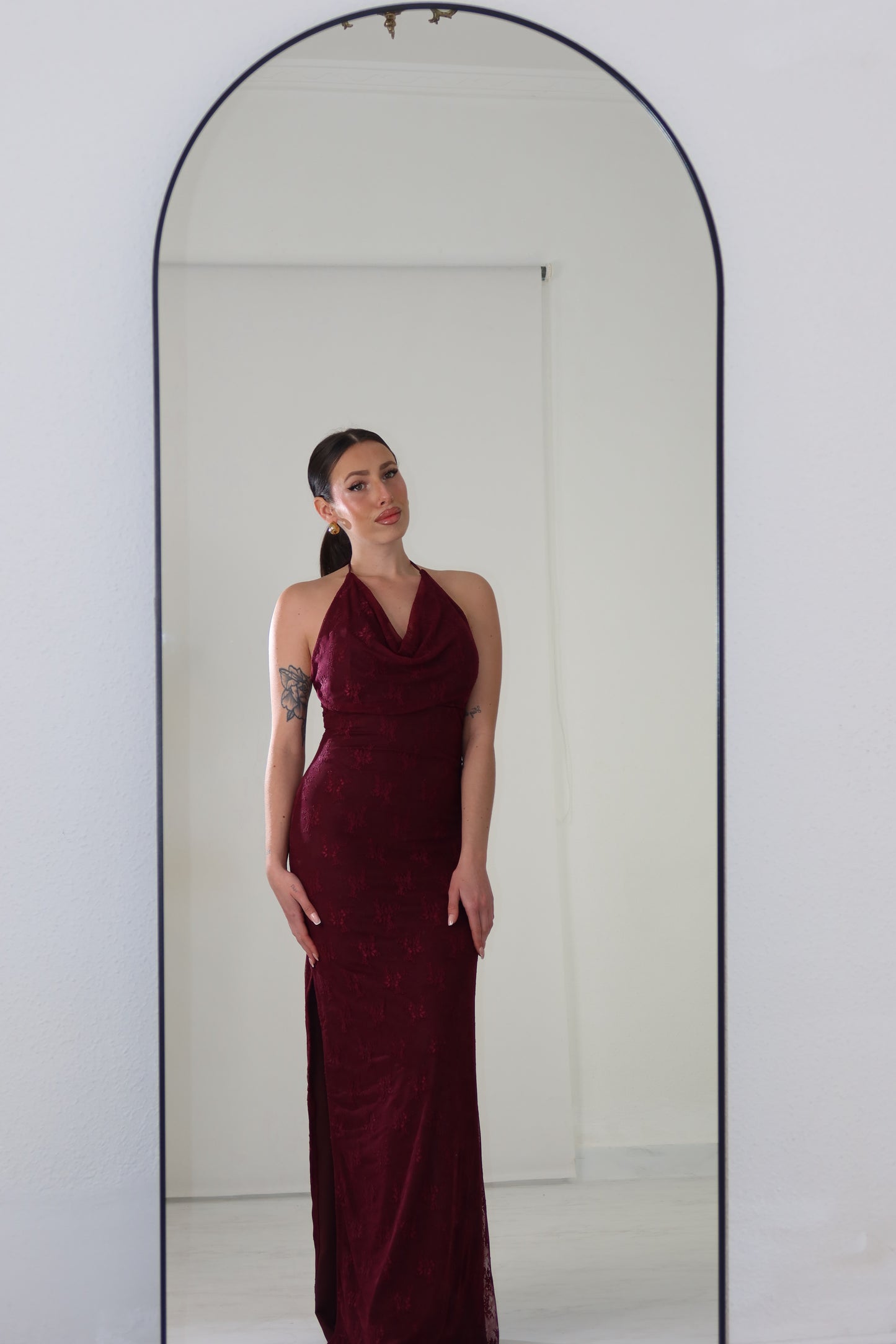 Vestido Malta Granate