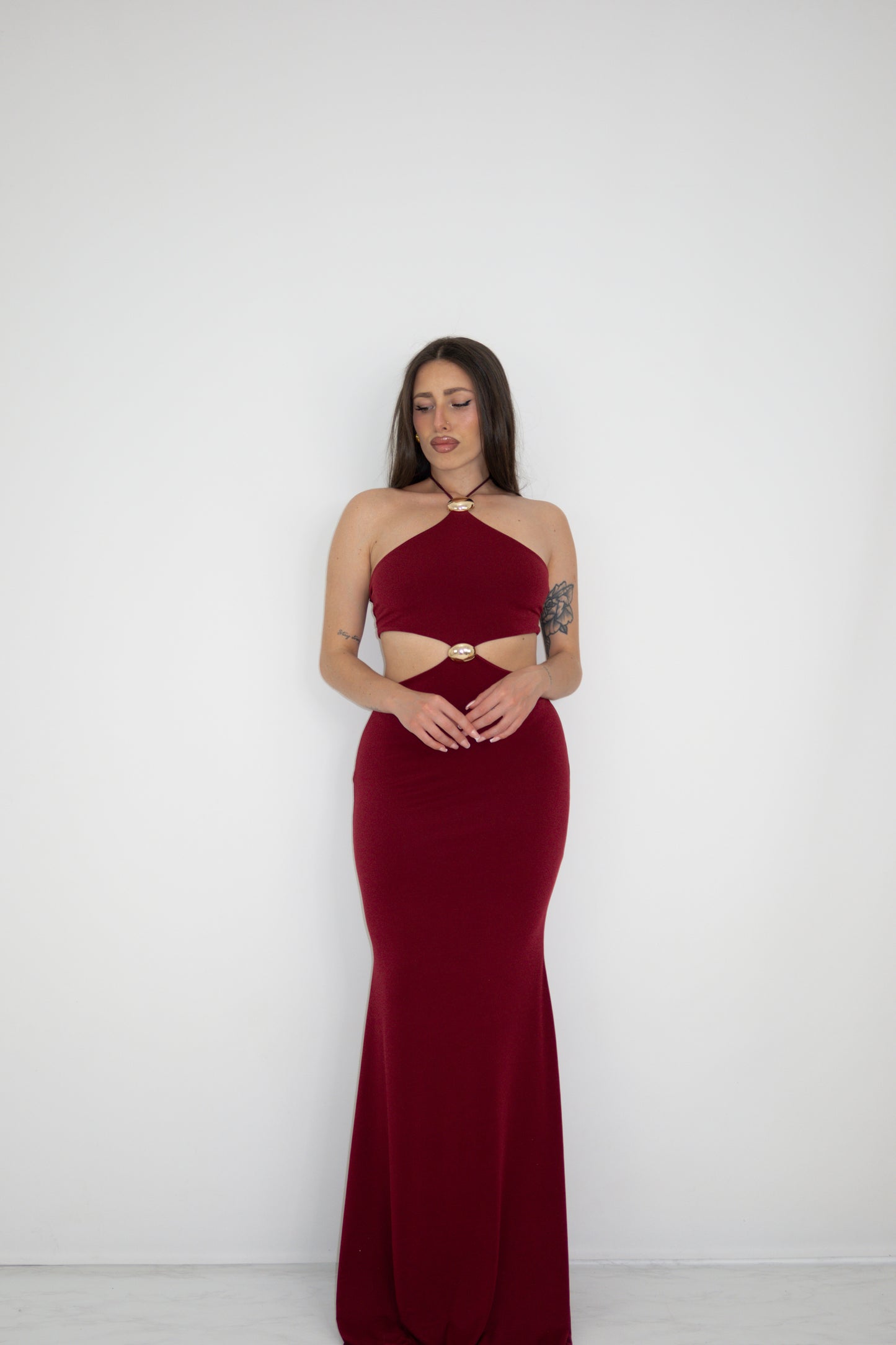 Vestido Lior Granate
