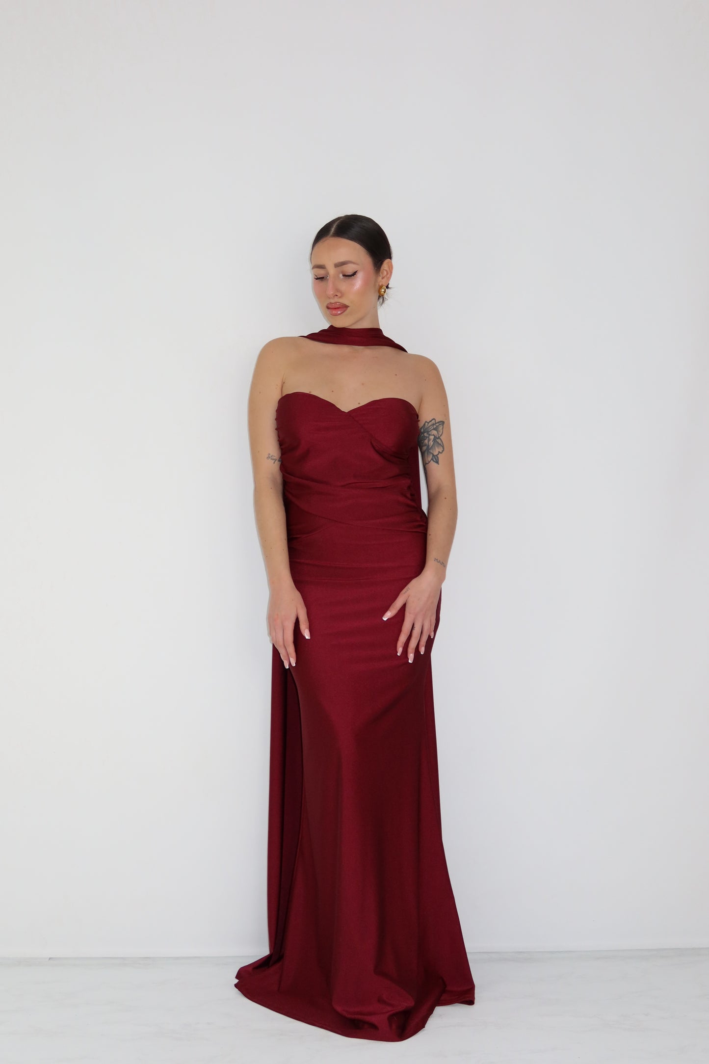 Vestido Nelia Burdeos