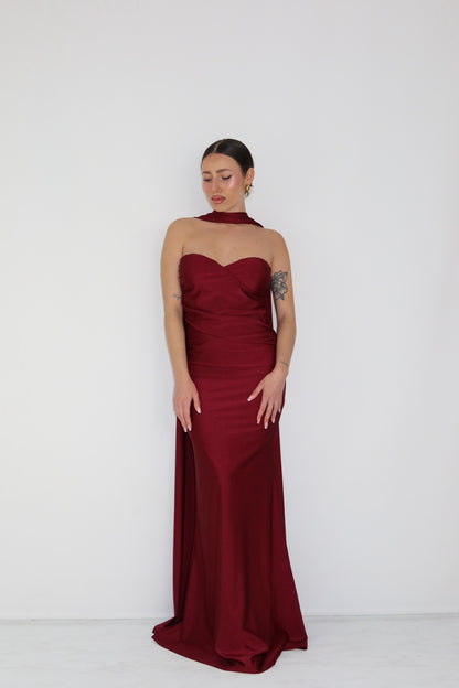 Vestido Nelia Burdeos