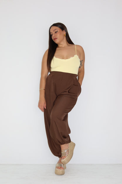 Pantalón Samira Marrón