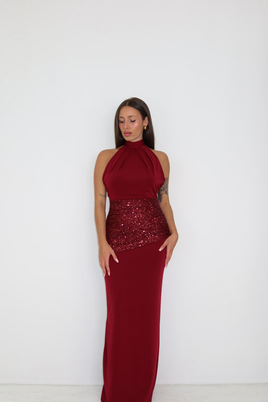 Vestido Naelle Granate