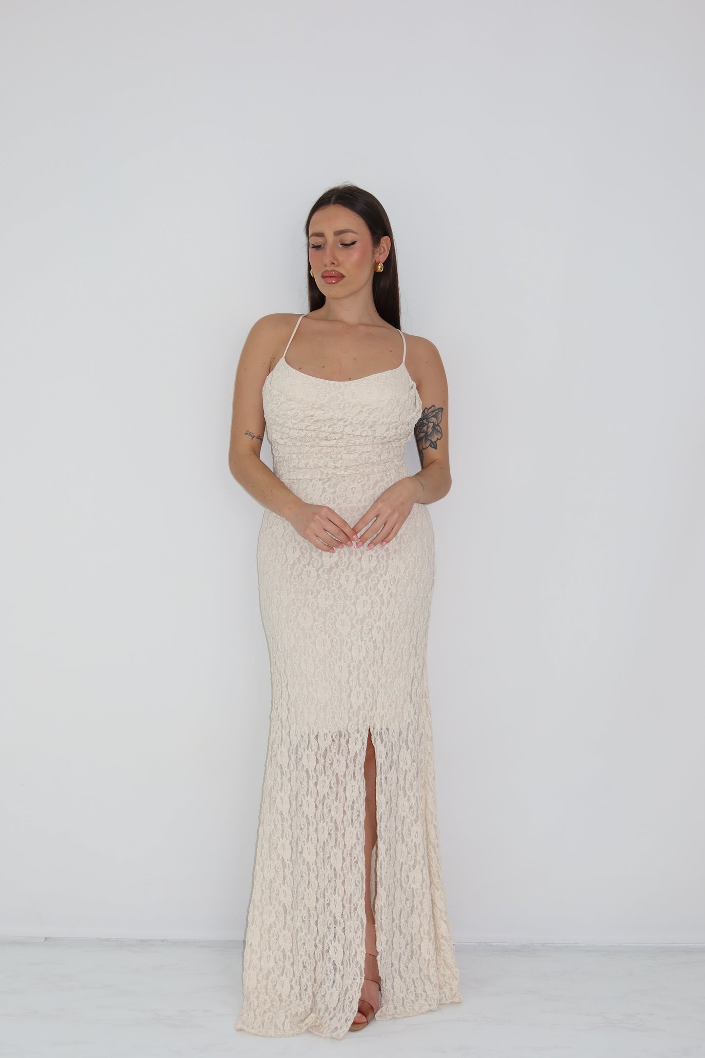 Vestido cru de Deli