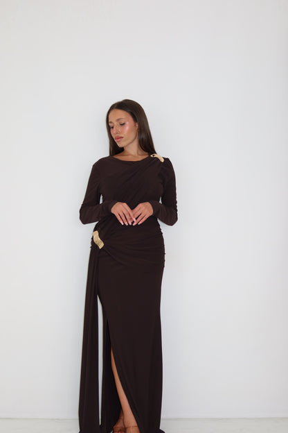 Vestido Arya Marrón