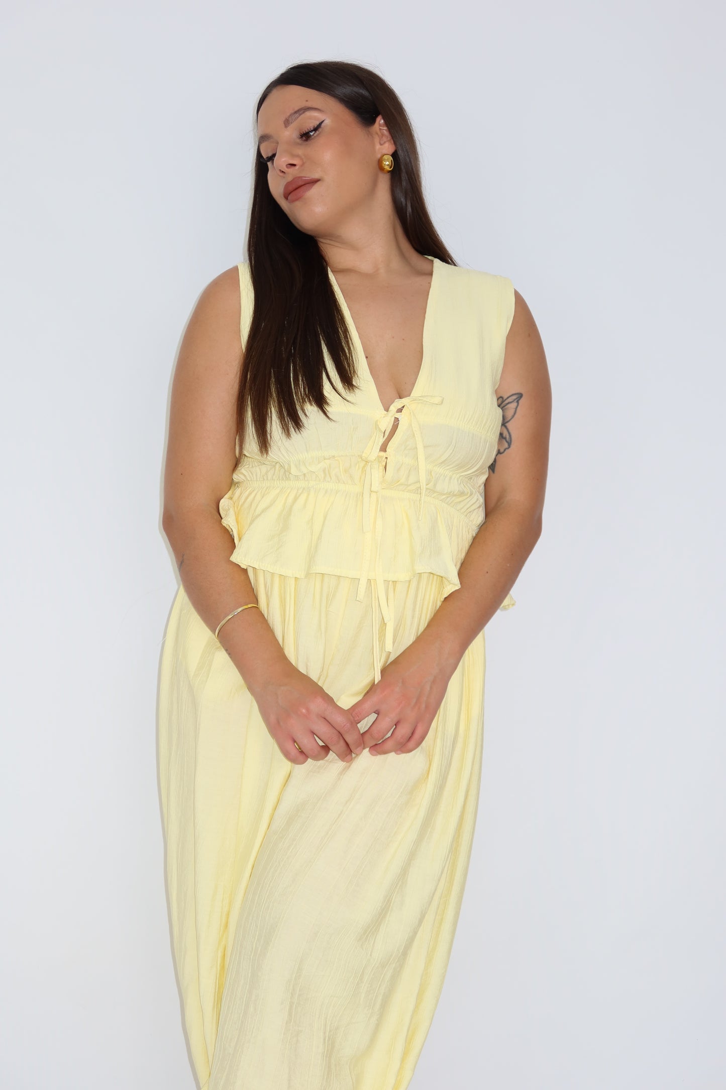 Conjunto Thaisa Amarillo