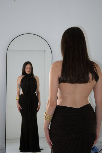 Vestido Gía Marrón