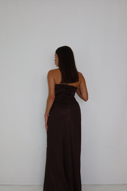 Vestido Miraal Marrón