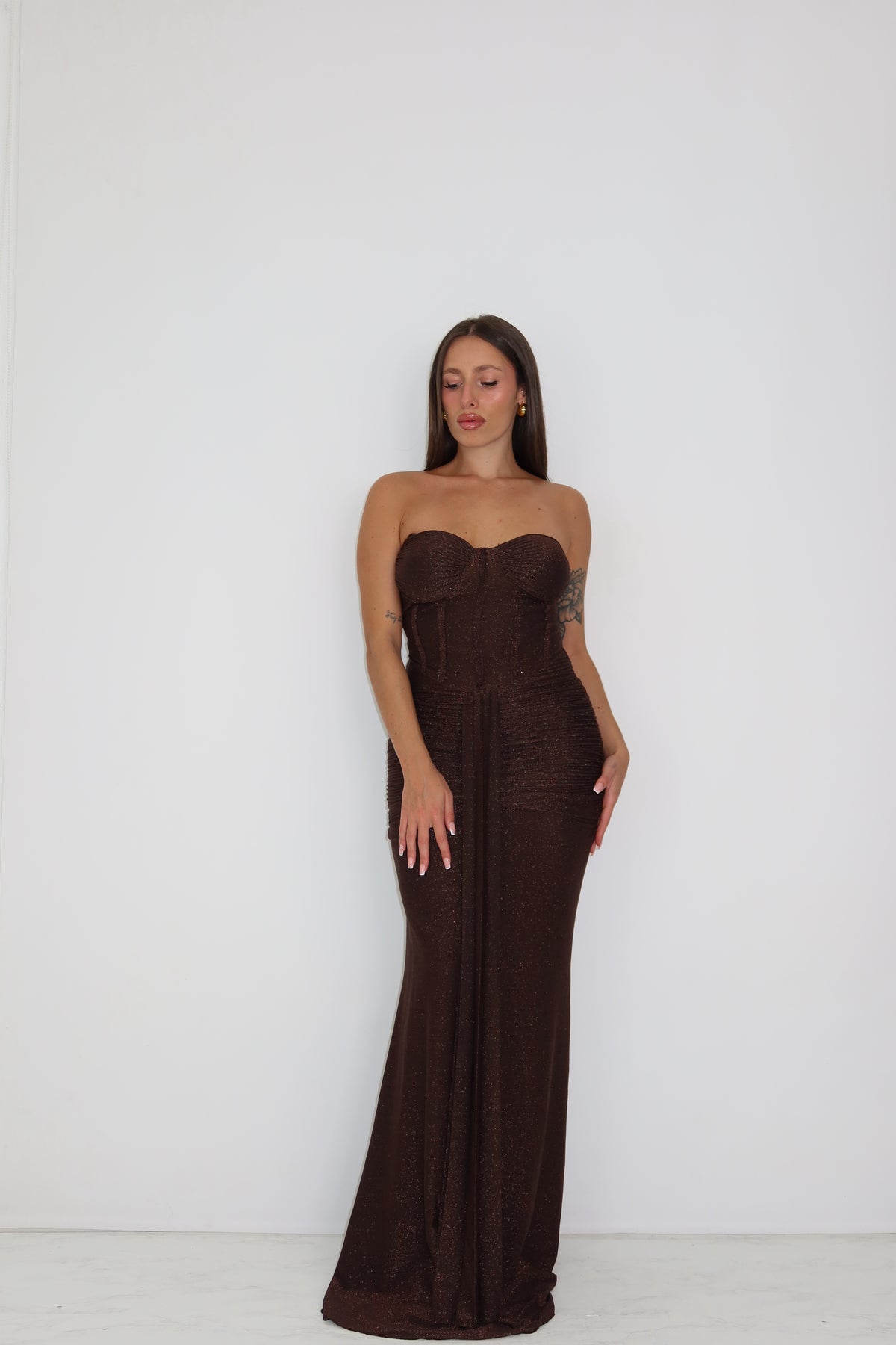 Vestido Leia Marrón