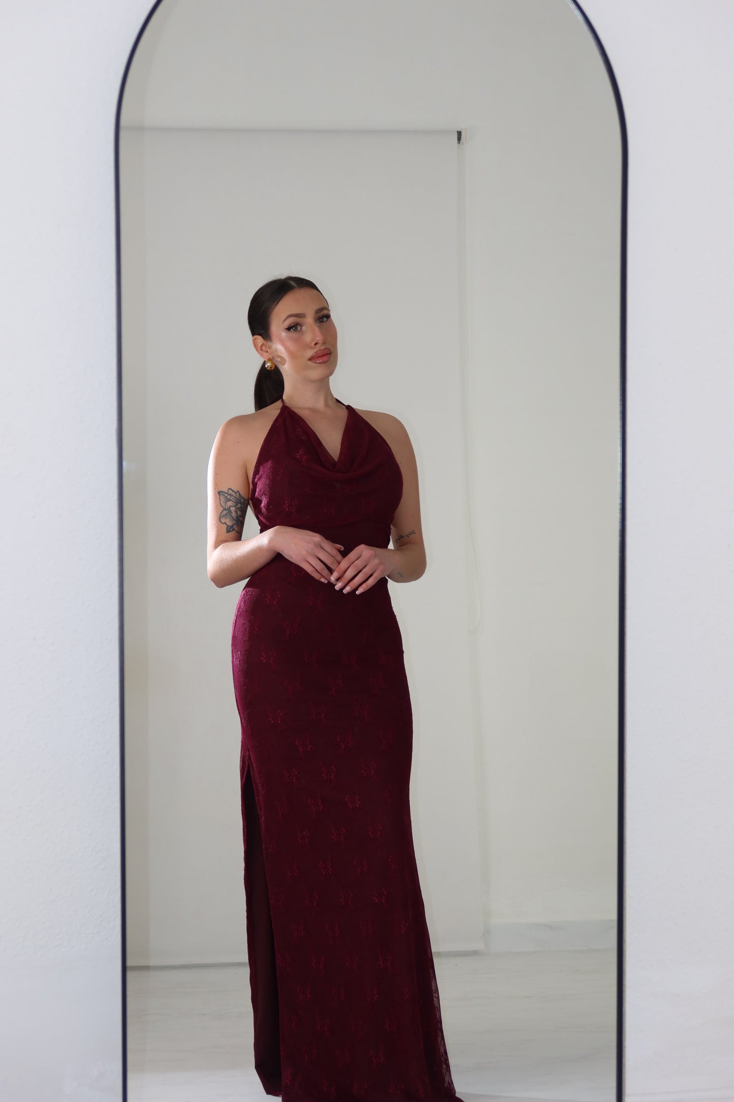 Vestido Malta Granate