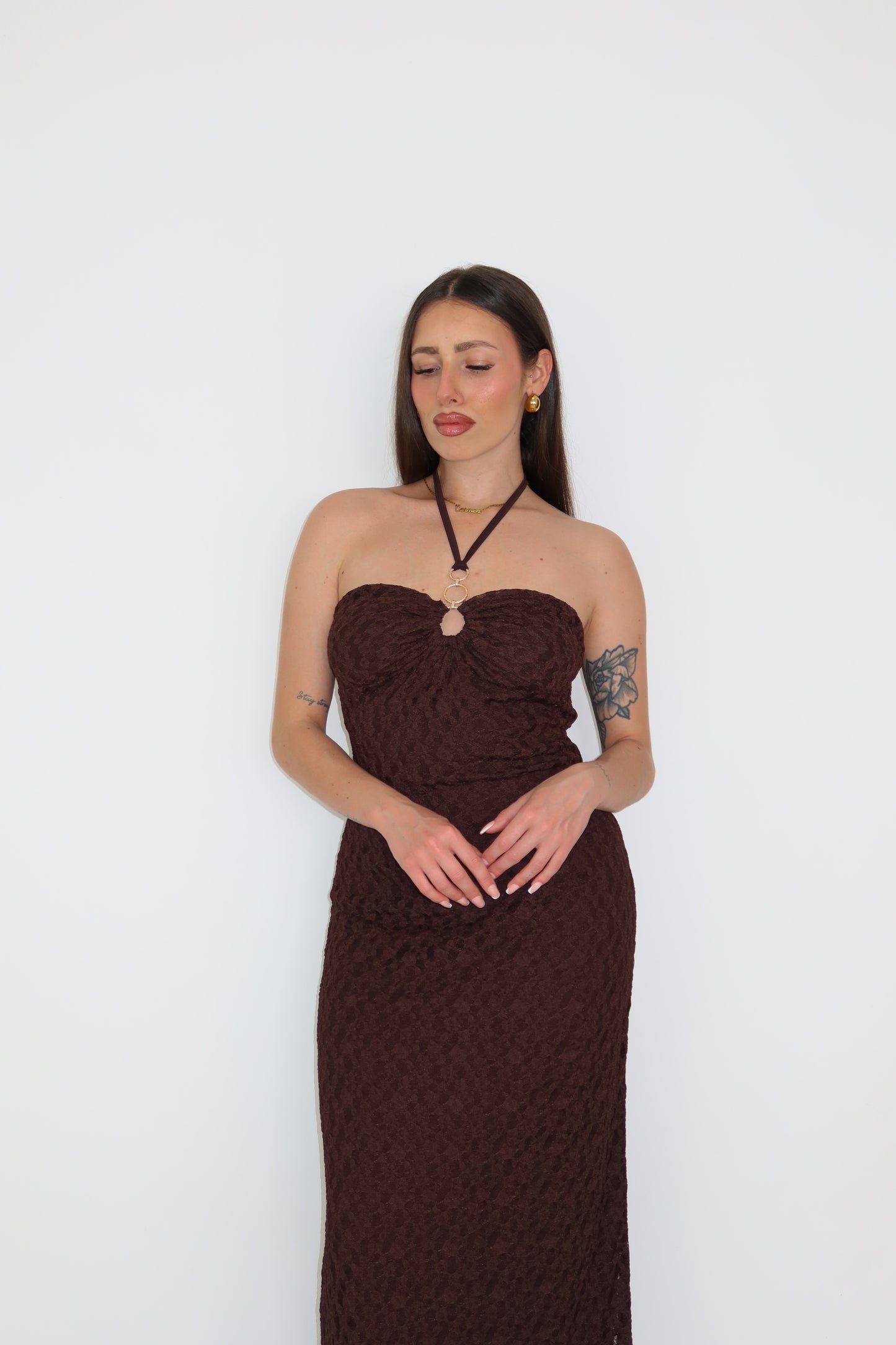 Vestido Naima Marrón