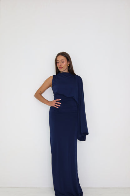Vestido Luné Azul Marino
