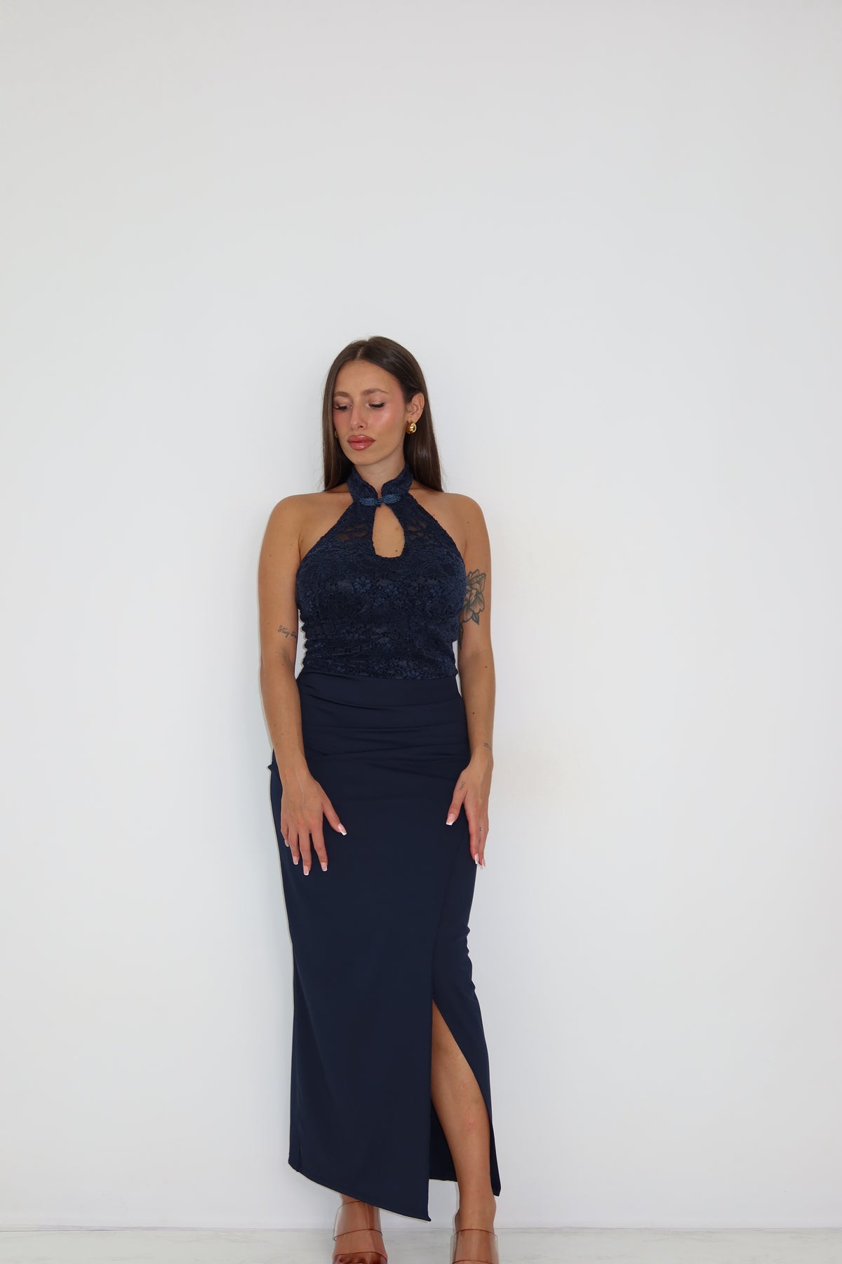 Vestido Seraya Azul Marino