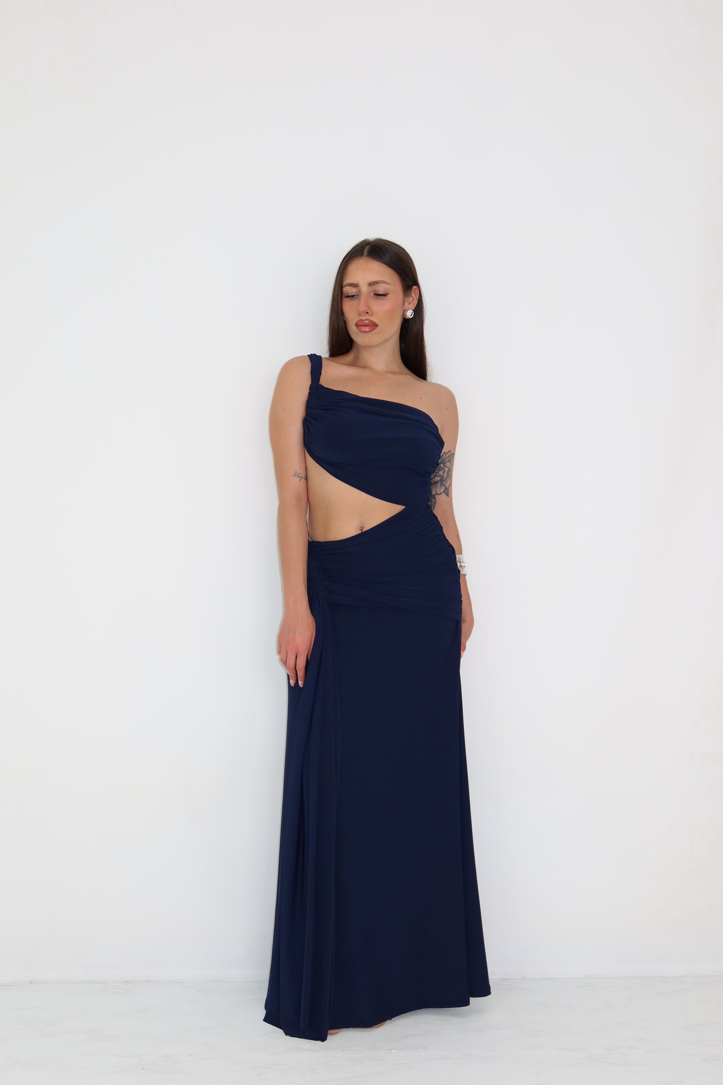 Vestido Negara Azul Marino