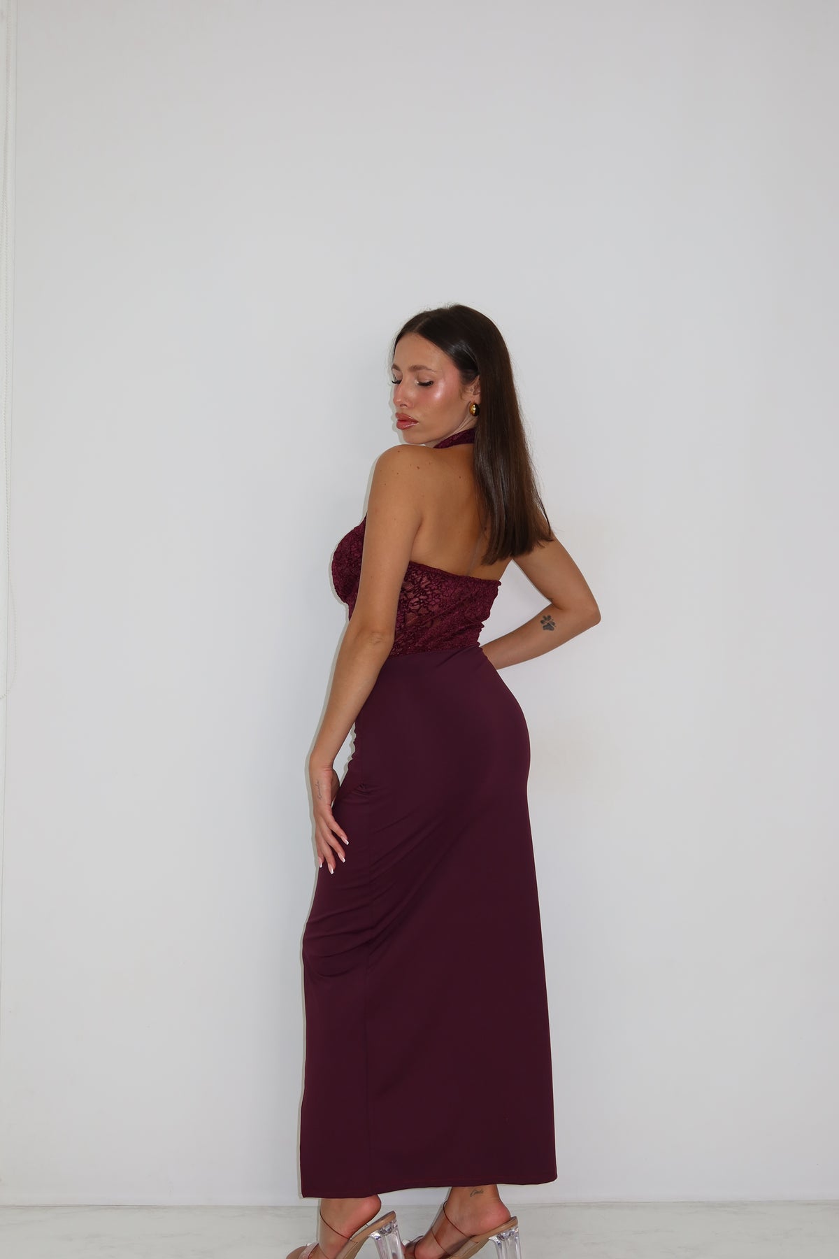 Vestido Seraya Granate