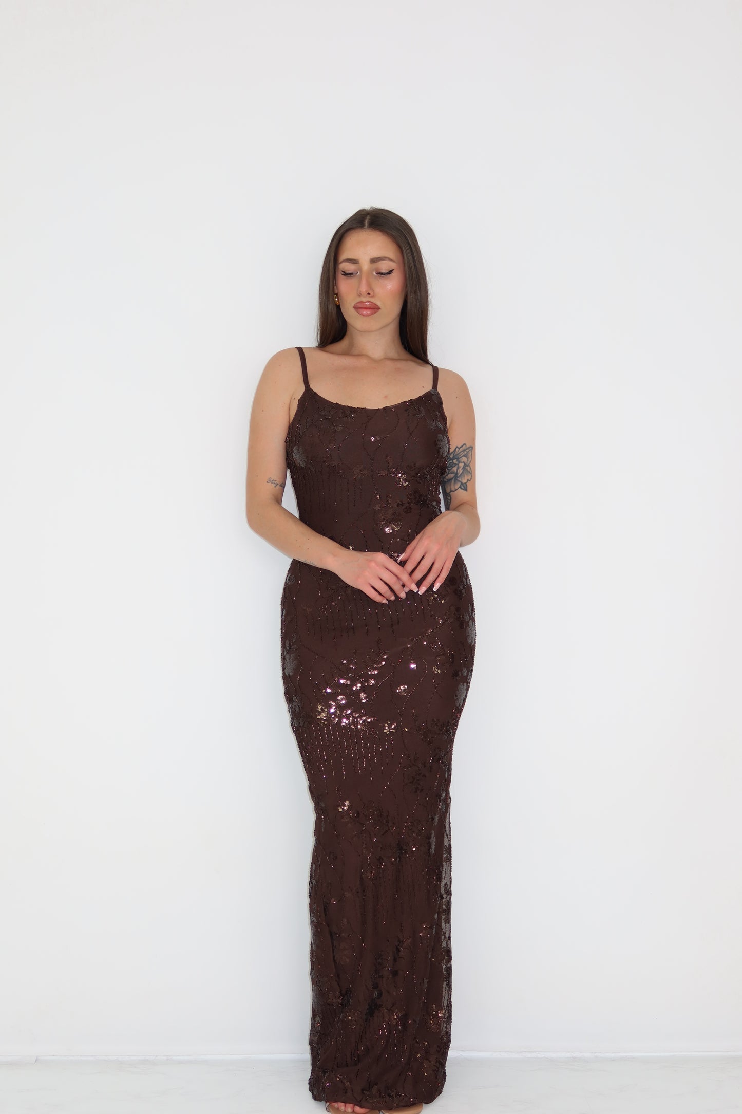 Vestido Galea Marrón