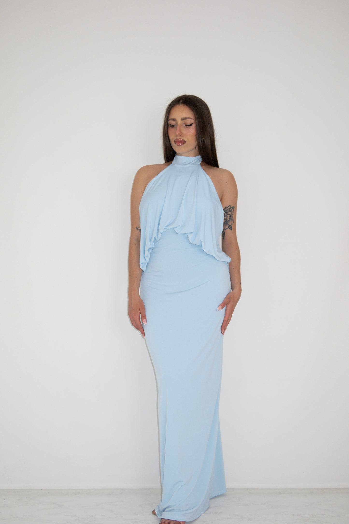 Vestido Ainé Azul Celeste