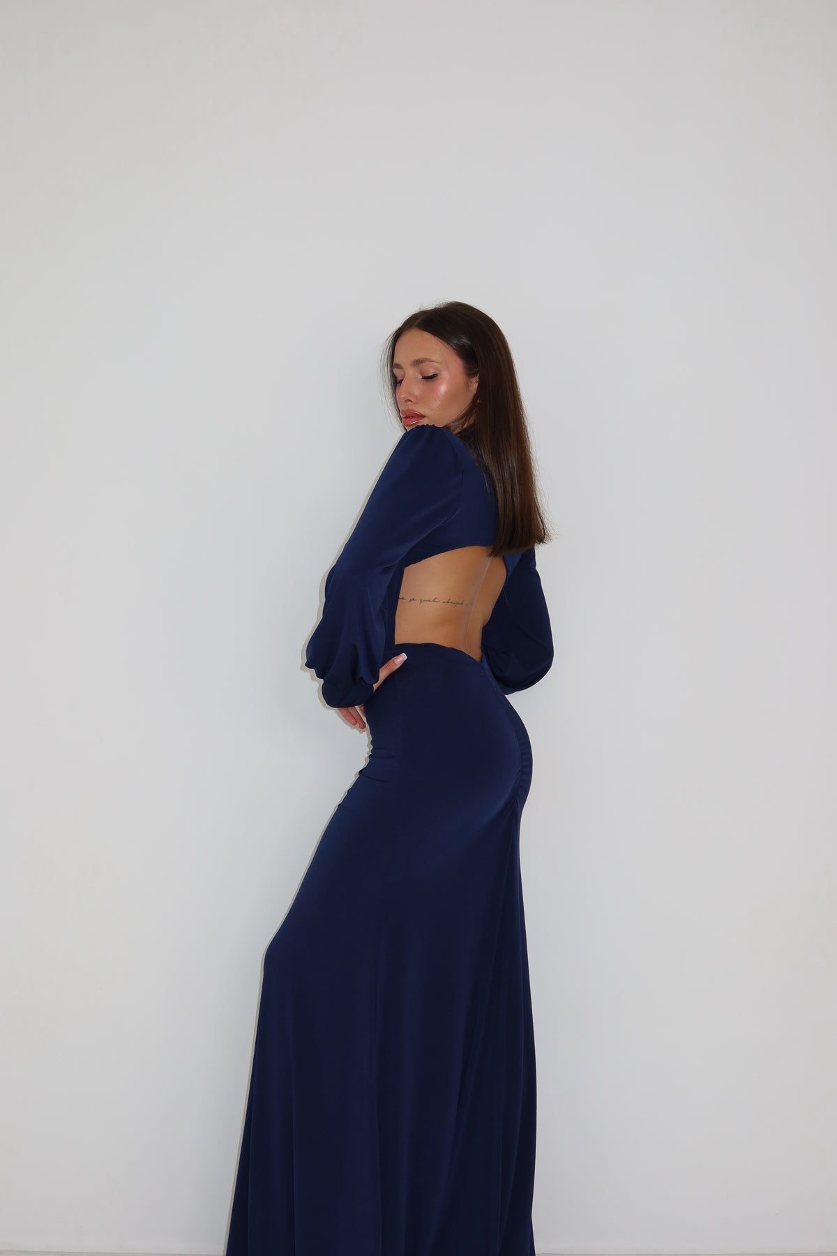 Vestido Lunara Azul Marino