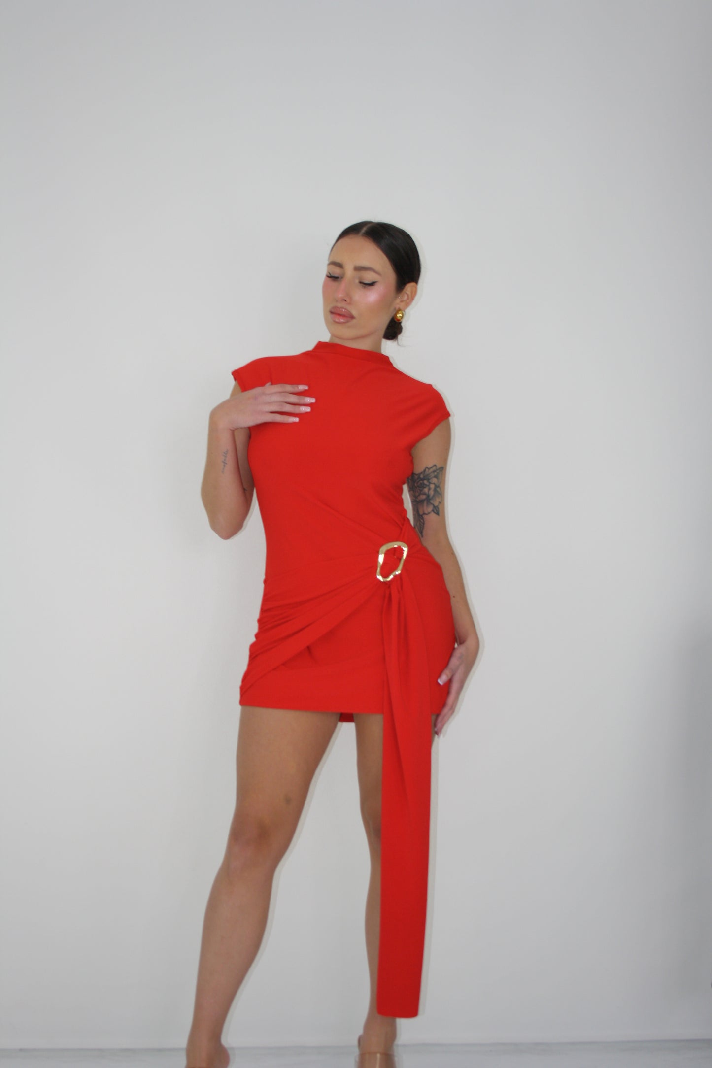 Vestido Leane Rojo