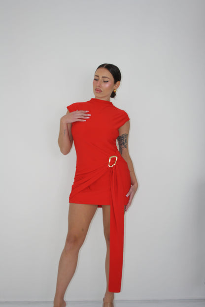 Vestido Leane Rojo