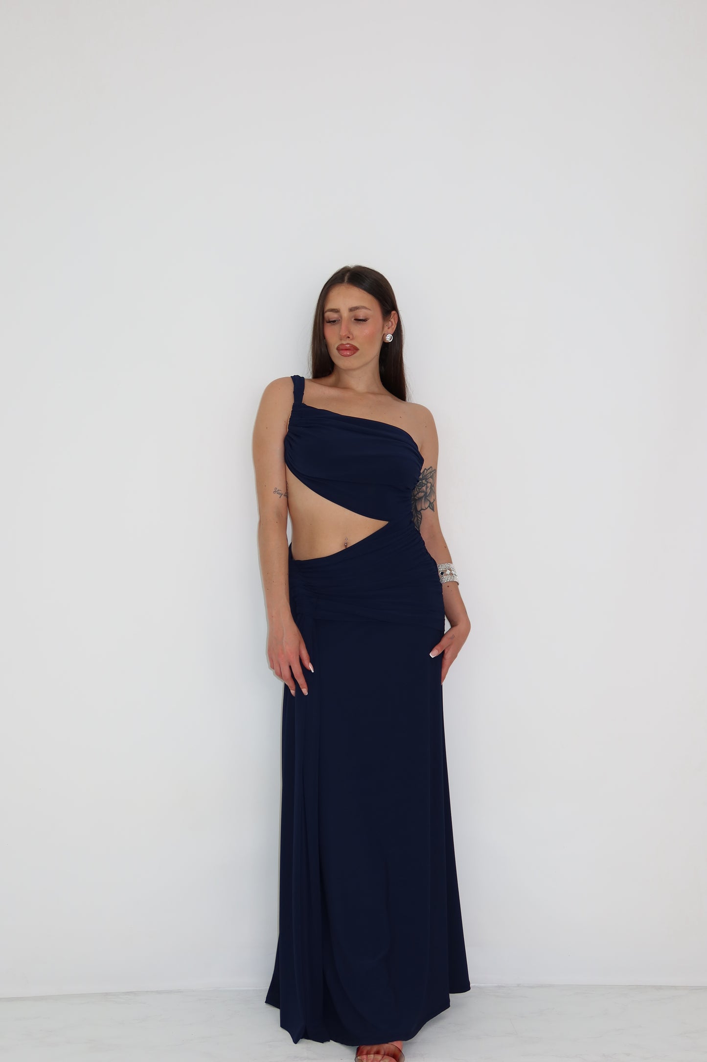 Vestido Negara Azul Marino