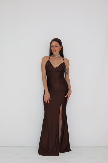 Vestido Kate Marrón