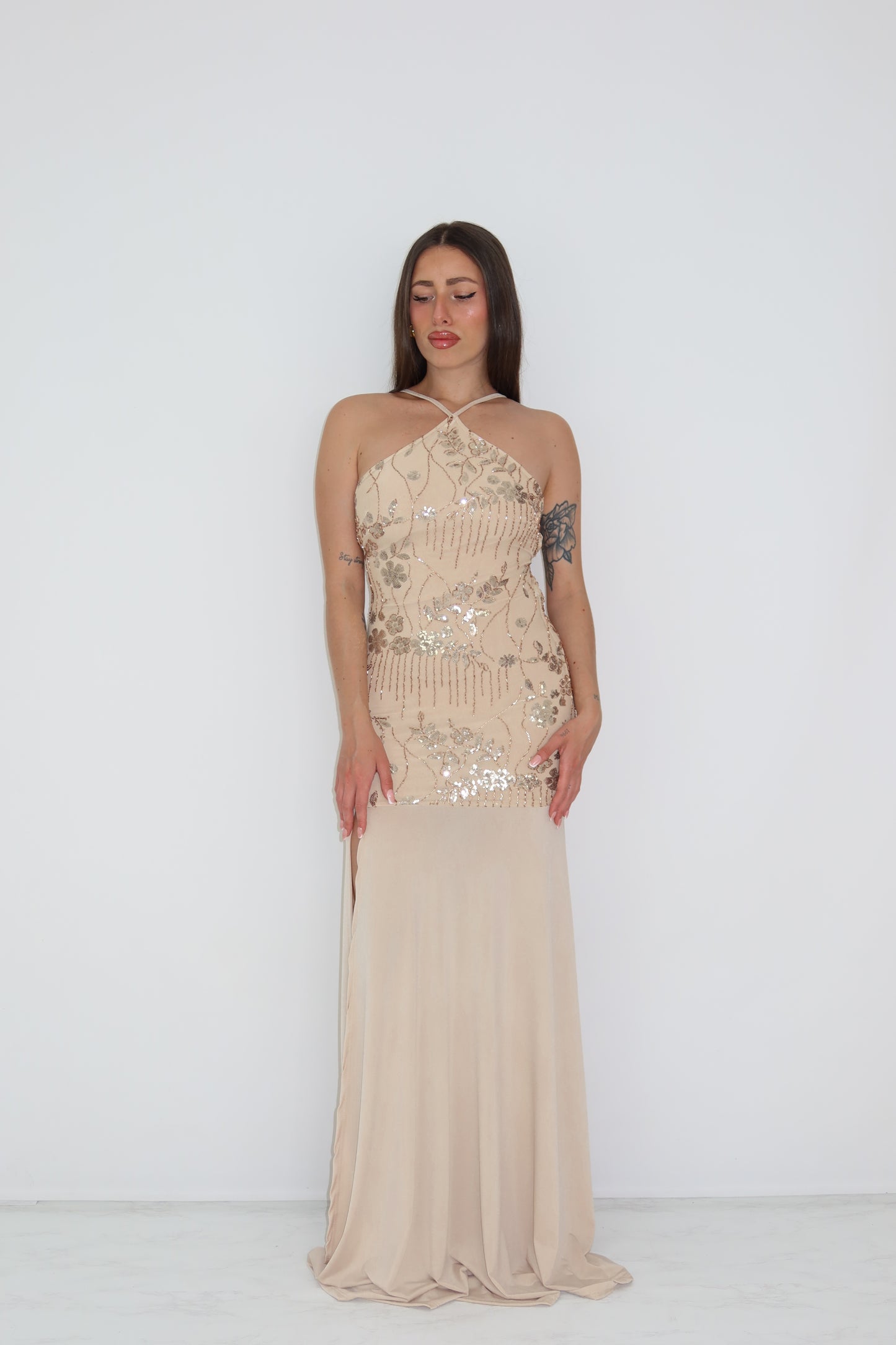 Vestido Naida Beige