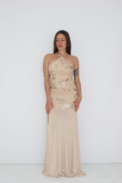 Vestido Naida Beige