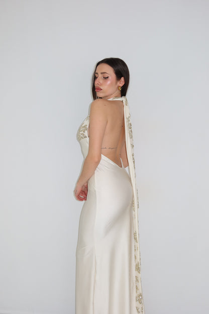 Vestido Promesa Blanco Roto