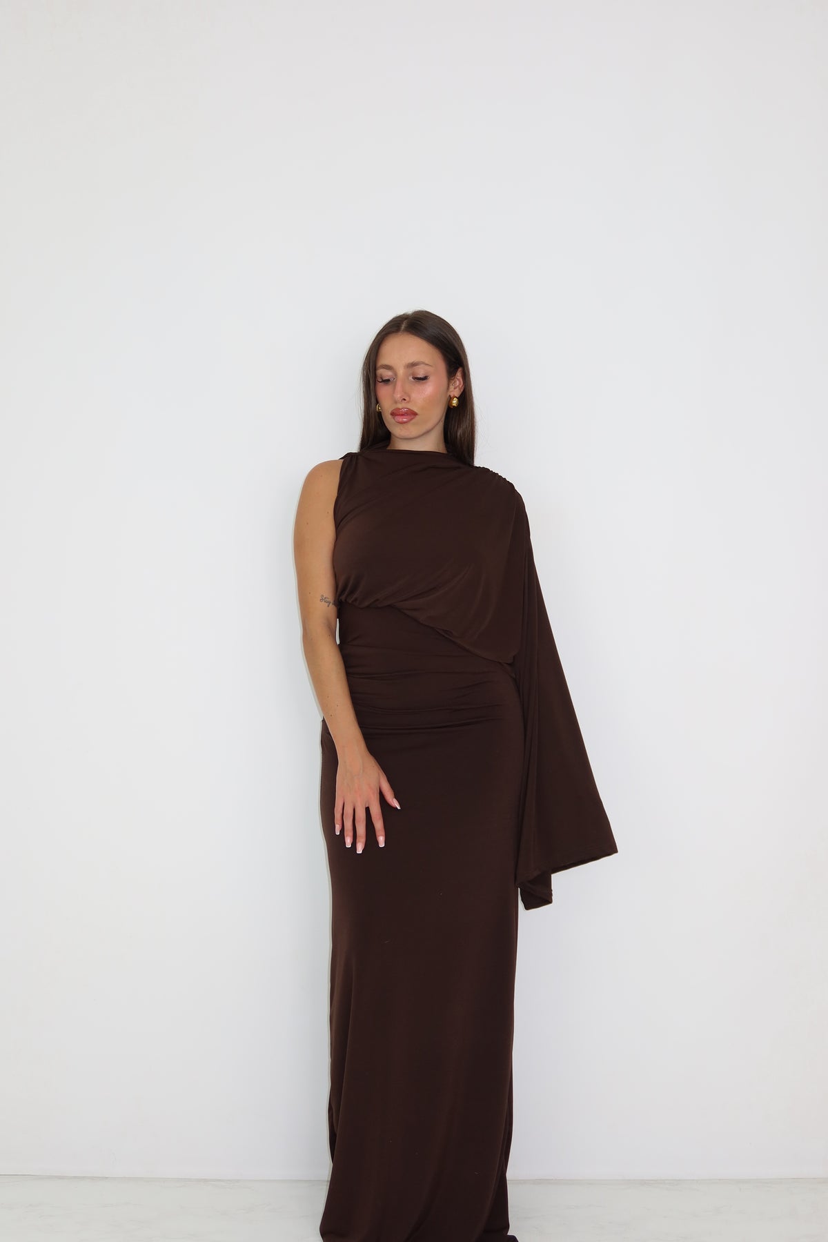 Vestido Luné Marrón