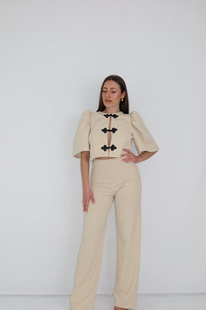Conjunto Cayetana Beige