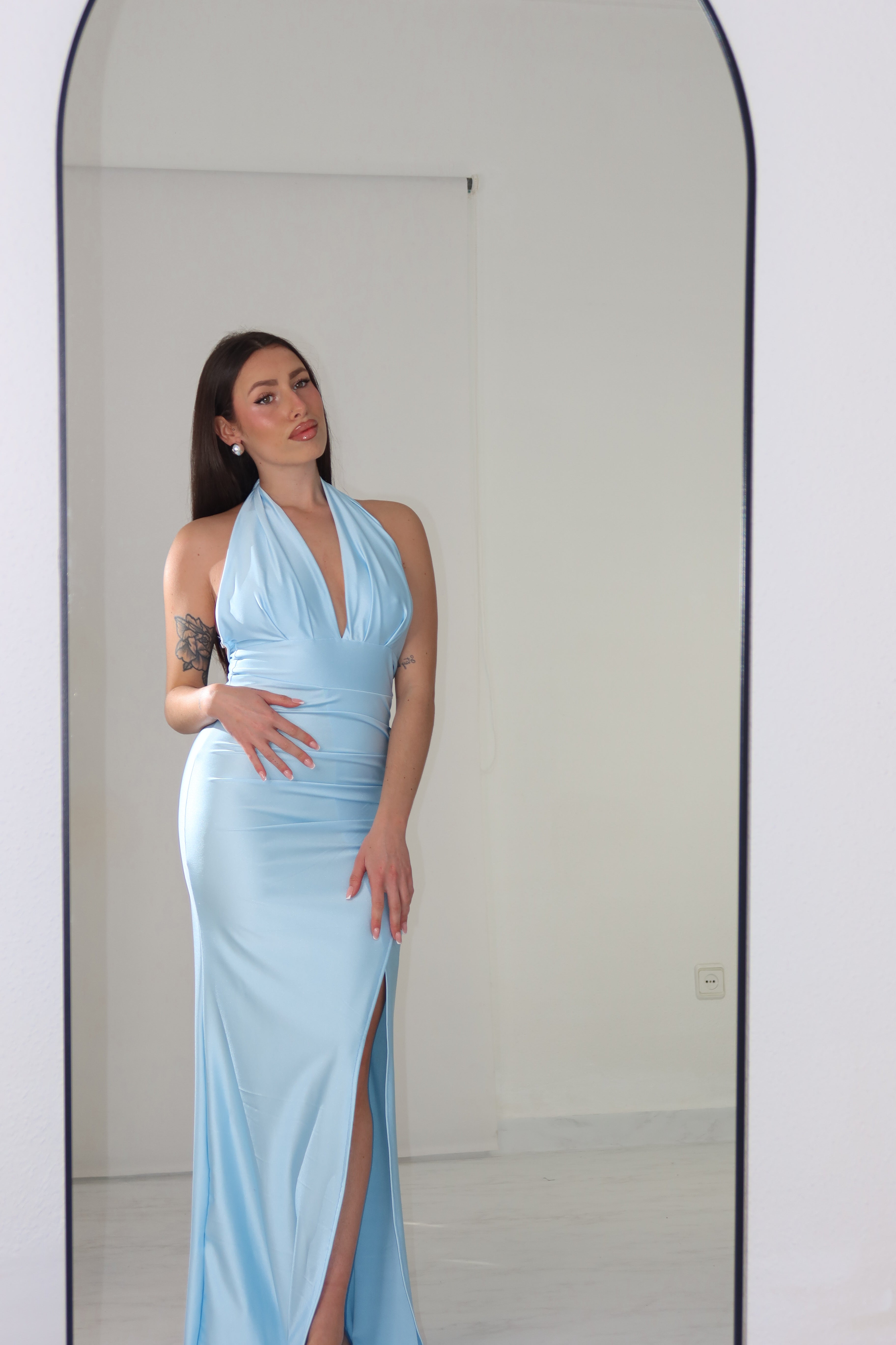 Vestido Jordania Celeste