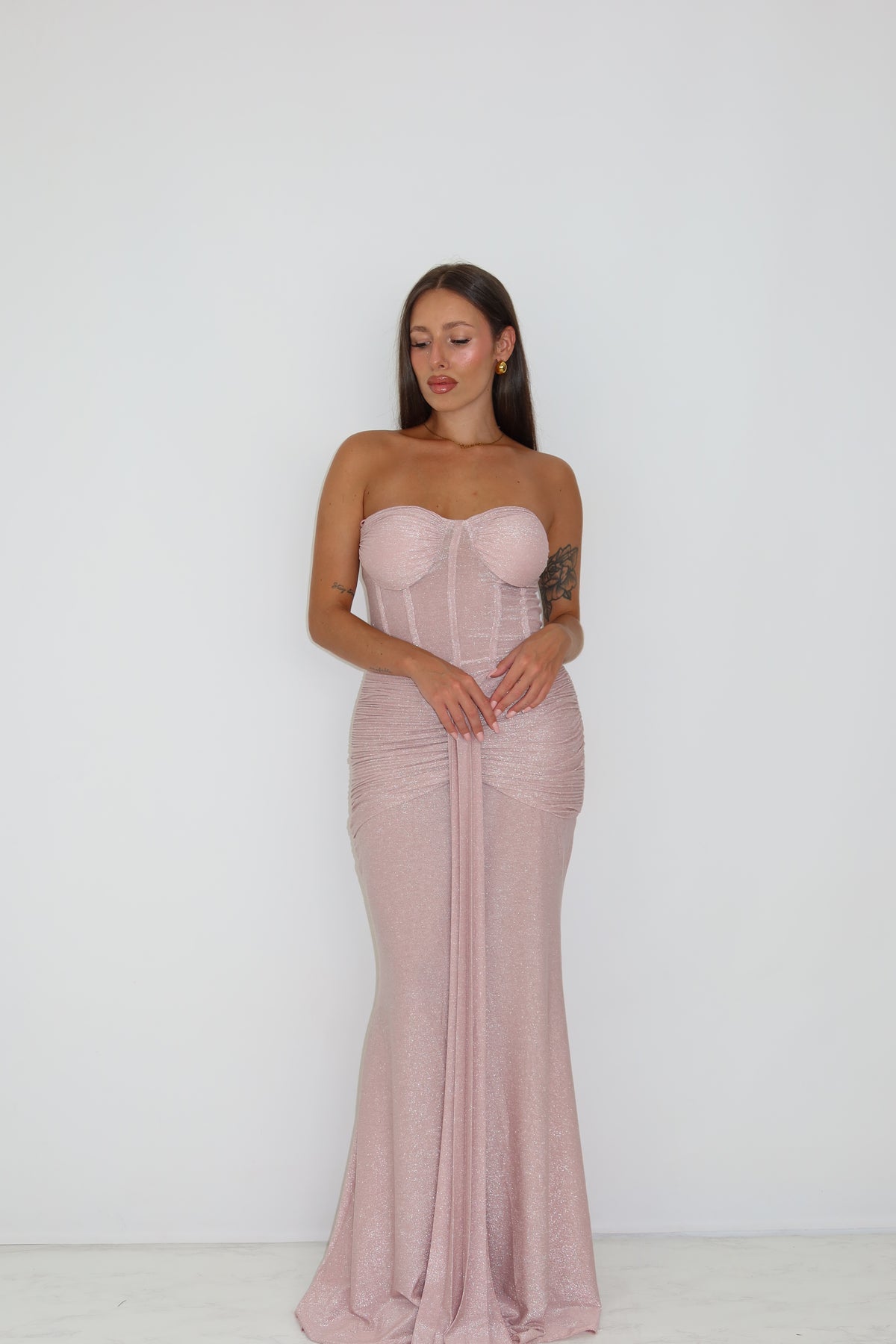 Vestido Leia Rosa