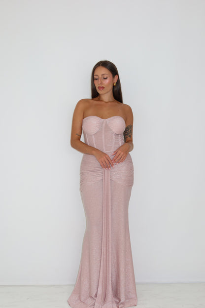 Vestido Leia Rosa