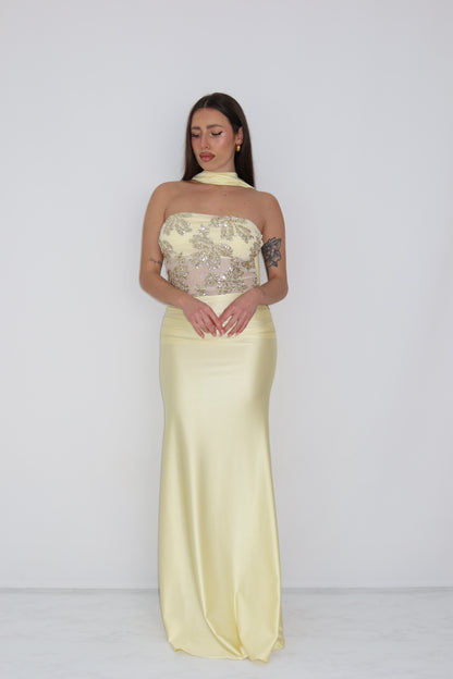 Vestido Nicolette Amarillo
